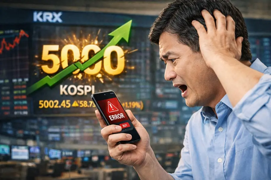주식 거래 시 원격지원 서비스 이용하는 모습